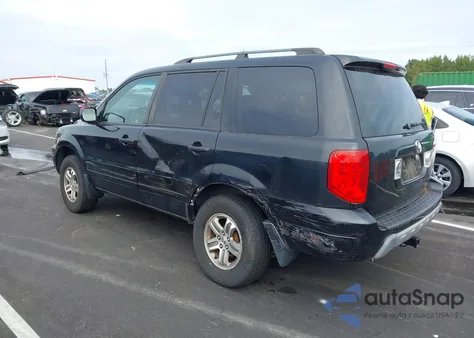 2003 Honda Pilot Ex-L из США, поврежденный, VIN 2HKYF18583H527671